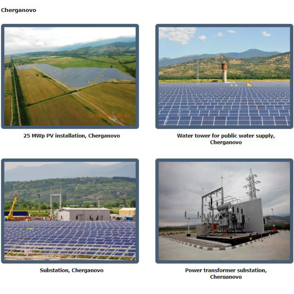 Cherganovo solar modules
